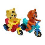 Musical Tiger Tricycle Scooter Battery Operated Sound Toy for Kids with Colorful Light Effects