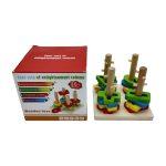 Four Shapes Sorting and Wooden Stacking Toy