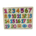 Wooden Alphabet and Number Puzzles Montessori Digital Board Educational Learning Letters Puzzle Toy