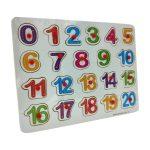Wooden Number Puzzles Montessori Digital Board Educational Learning Letters Puzzle Toy