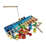 Puzzle Toys Set for Toddler, Montessori Pre-Educational Learning Counting Board Game for Boys and Girls